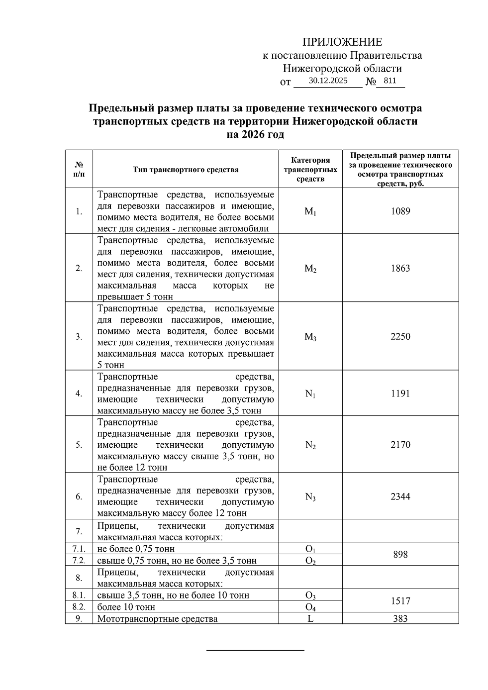 тариф и цены